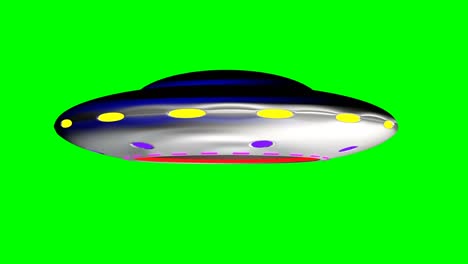 ufo flying spaceship universe space green screen able to loop seamless 4k