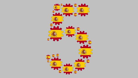 spanish number five