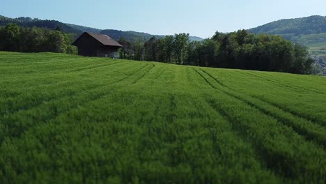 Noche-Sobre-Un-Campo-En-Suiza