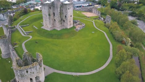 The-amazing-Trim-Castle-which-has-featured-in-films-such-as-Braveheart-and-more,-shot-in-excellent-4k-footage