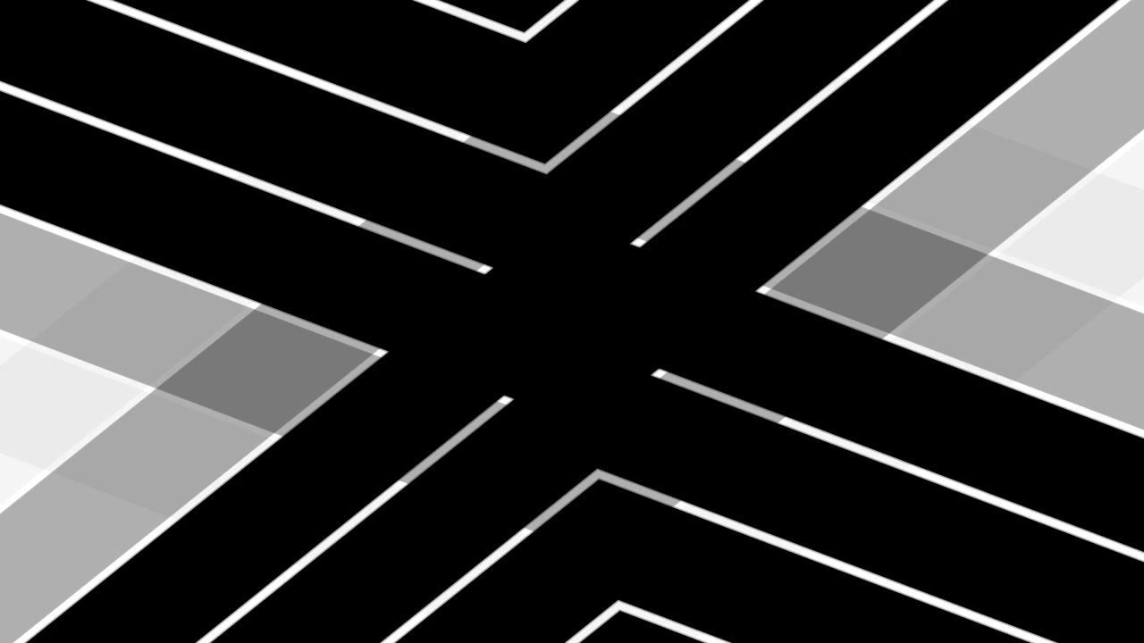 Dynamic Black and White Geometric Lines Transition Background