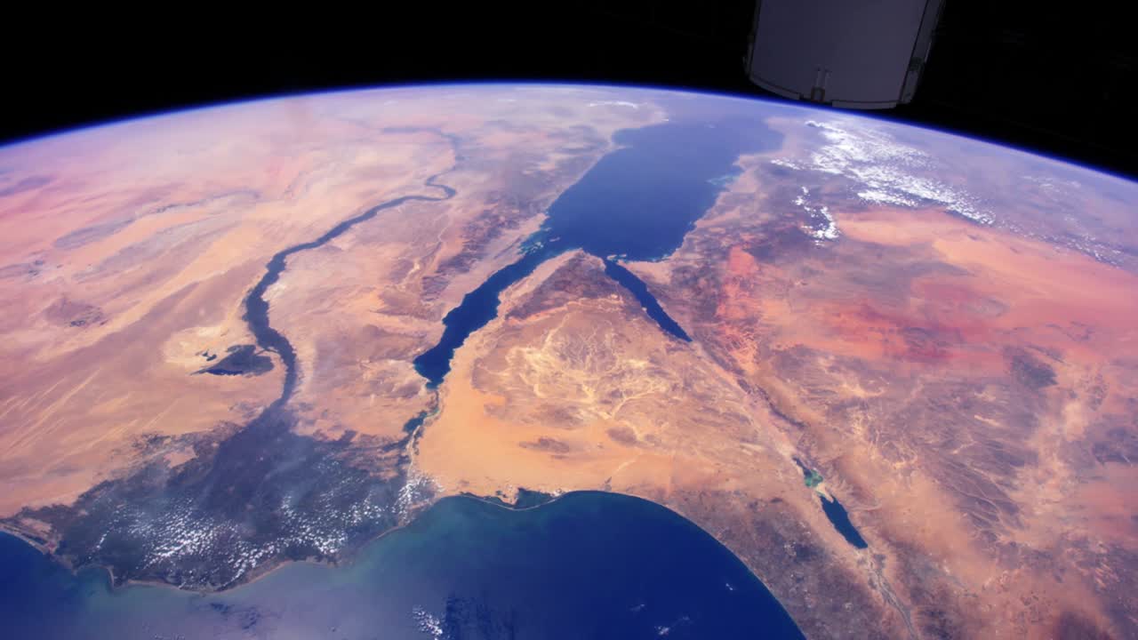 la tierra vista desde el espacio. imágenes de dominio público de la nasa