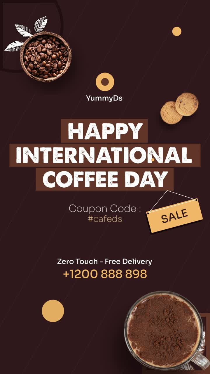 ハッピー国際コーヒーの日キャンペーン：コーヒーとクッキー付き