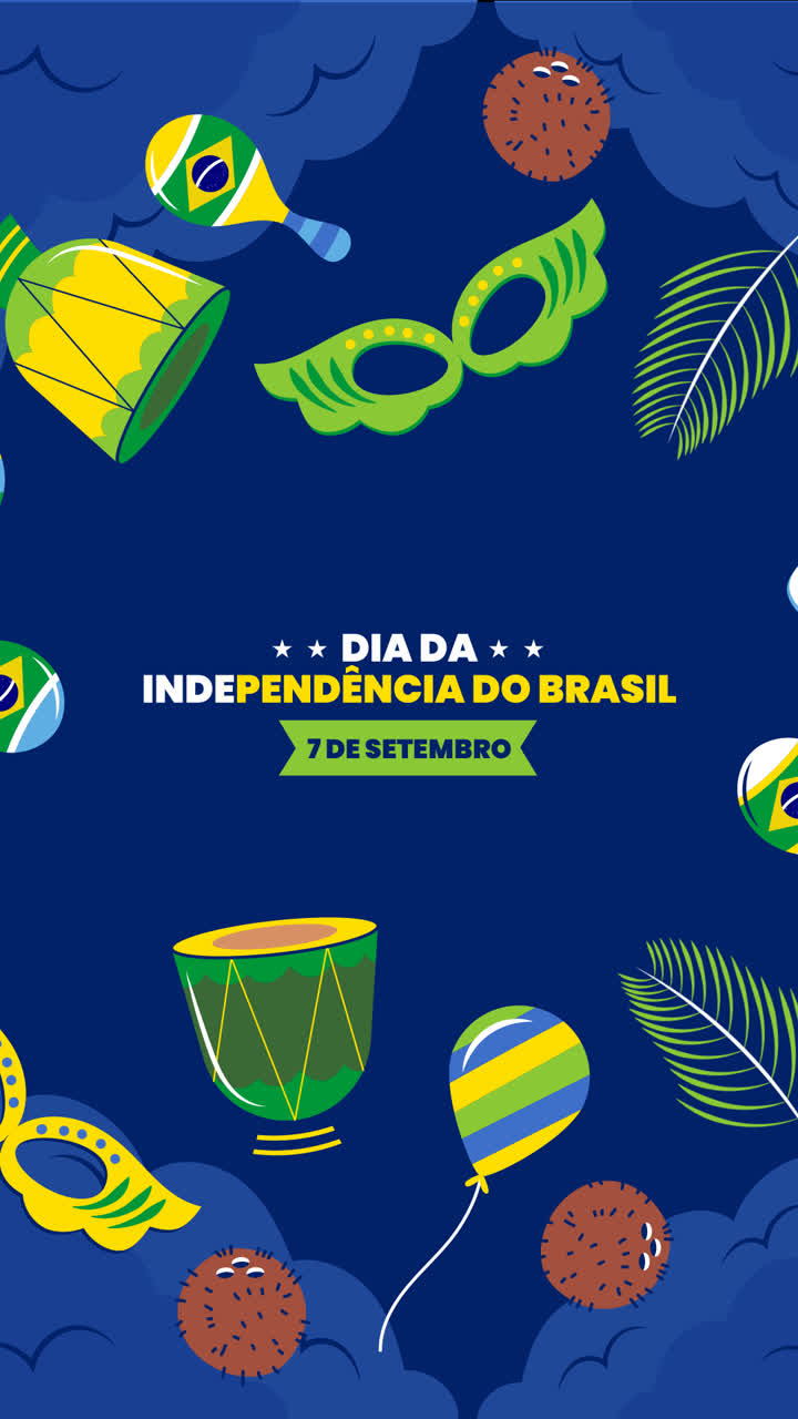 una animación del fondo del piso 7 de septiembre