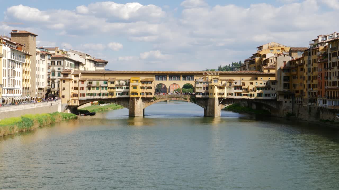 폰테 베키오 이탈리아의 와이드 샷
