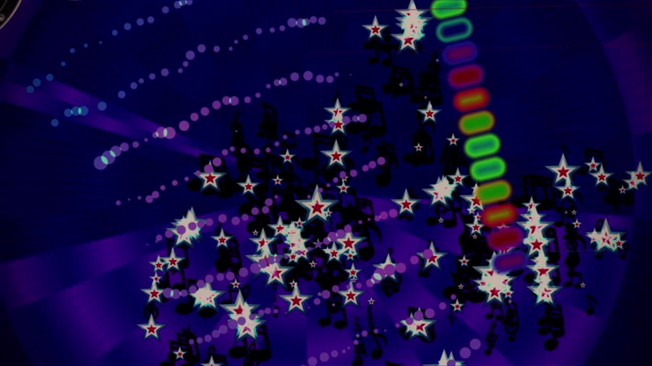 음악 스트럼 빈티지 vj 루프