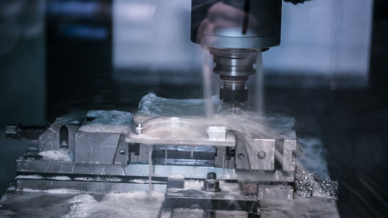 금속 가공 cnc 밀링 머신.