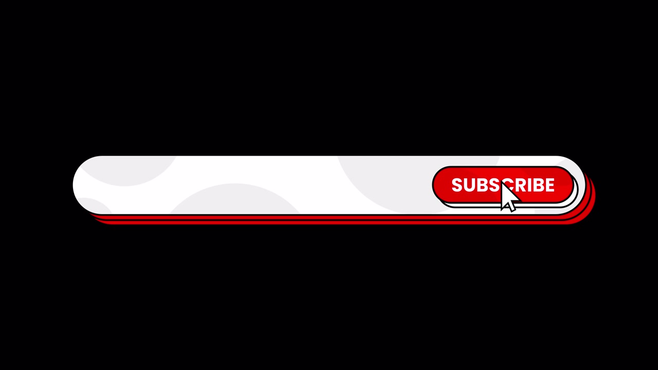Animated Subscribe Button with Mouse Cursor Clicking