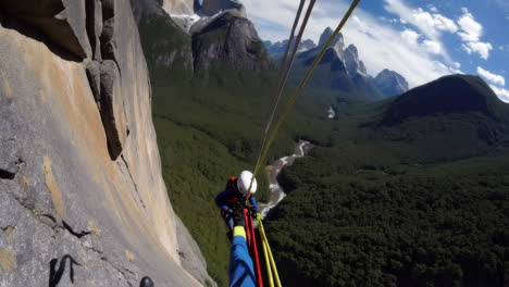mountain climbing adventure in torres del paine, patagonia