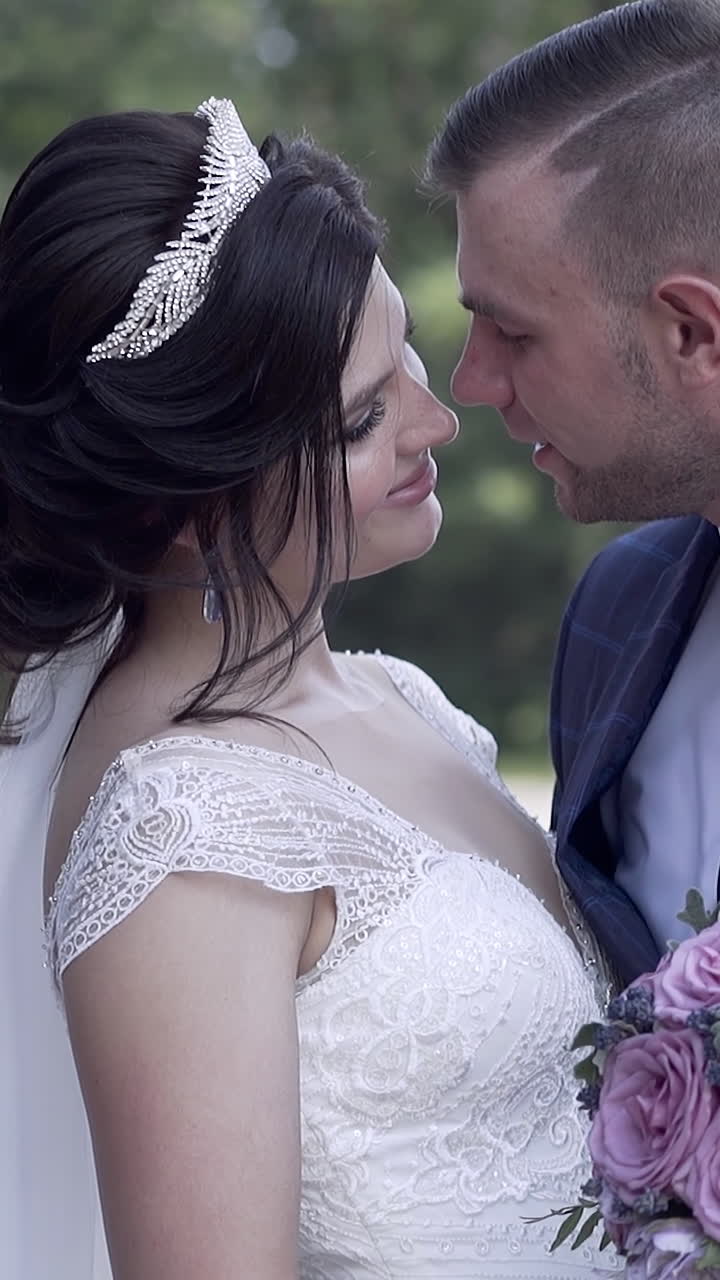 retrato de pareja de novios