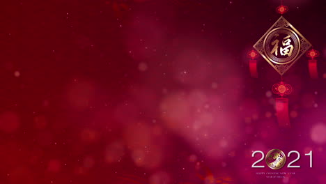 chinese new year, year of the ox 2021, also known as the spring festival with the chinese calligraphy gong xi fa cai or gong hay fat choy, means may you attain greater wealth