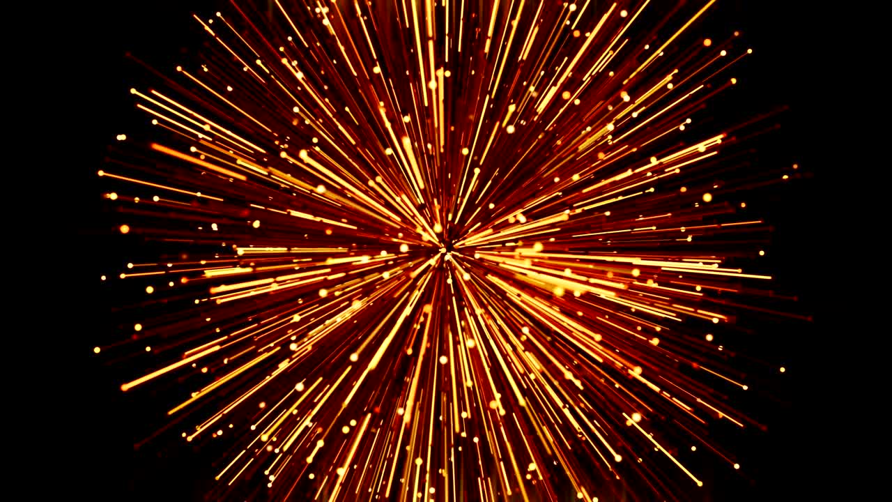 nube de explosión de partículas.