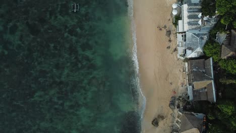 Beautiful-Bingin-beach-and-cliff-drone-footage-in-Bali