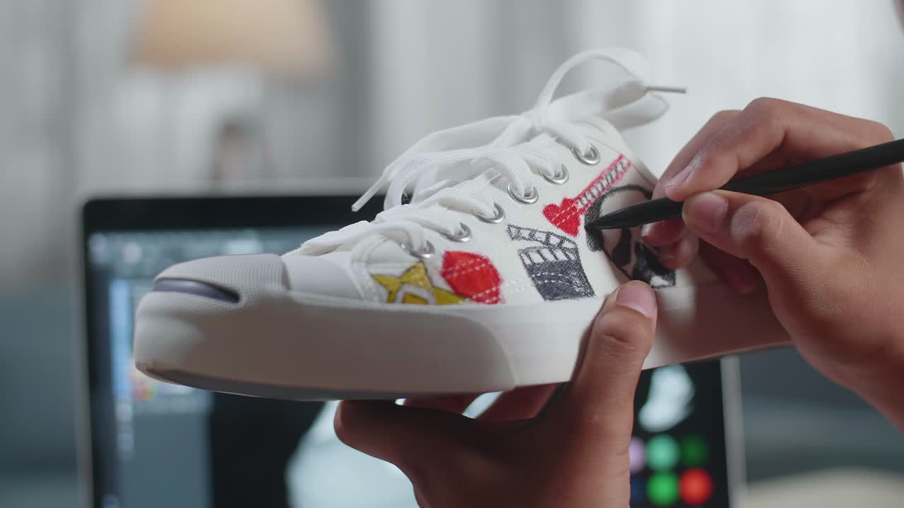 맞춤형 페인트 스니커