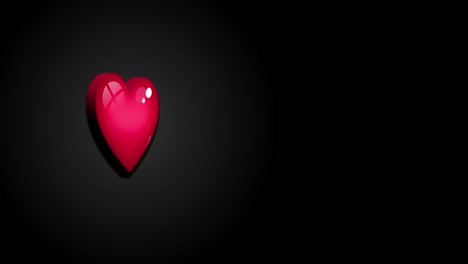globo en forma de corazón rojo - en bucle | video de stock 4k pavo - oriente medio, forma de corazón, cortado, día de san valentín - vacaciones