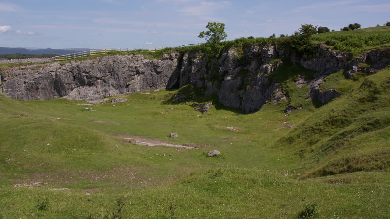 Campo lungo della cava nord di Birkrigg Common