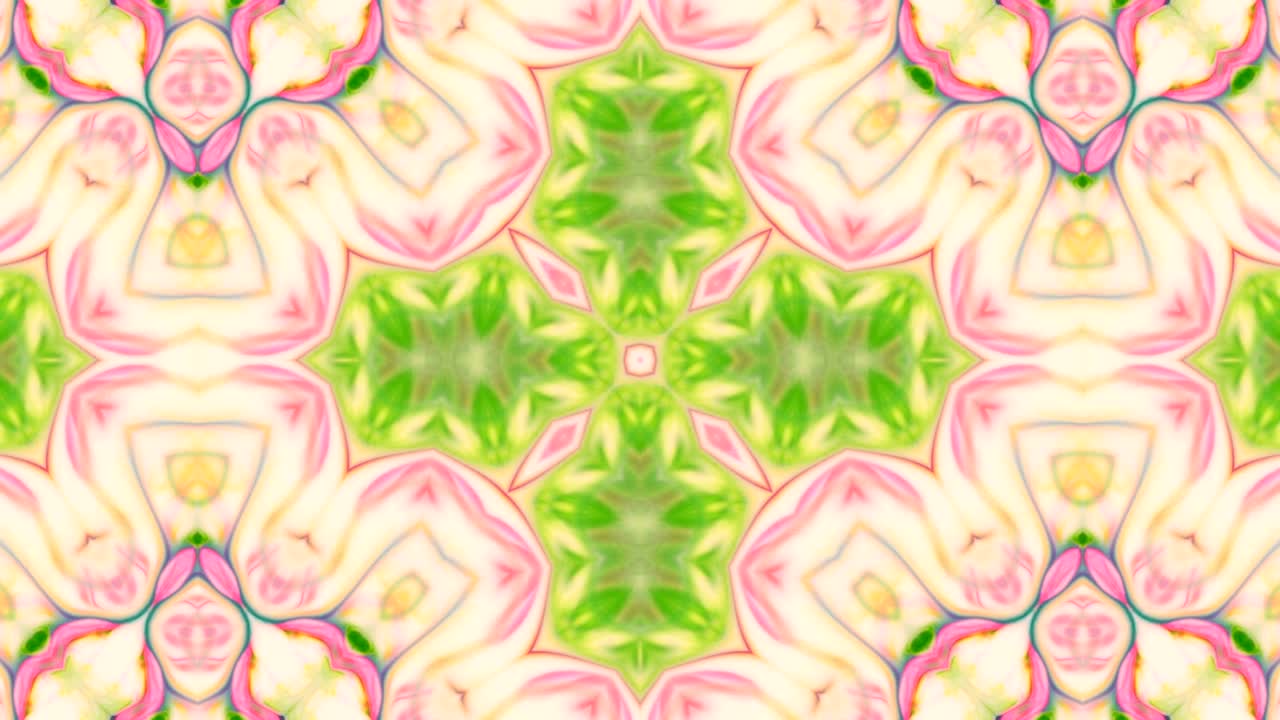 movimiento de fondo de kaleidoscopio abstractamente colorido