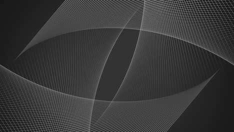 animación de líneas en movimiento y de cruce con fondo gris