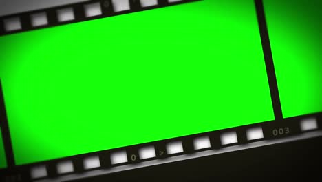 Montage-of-green-film-strip