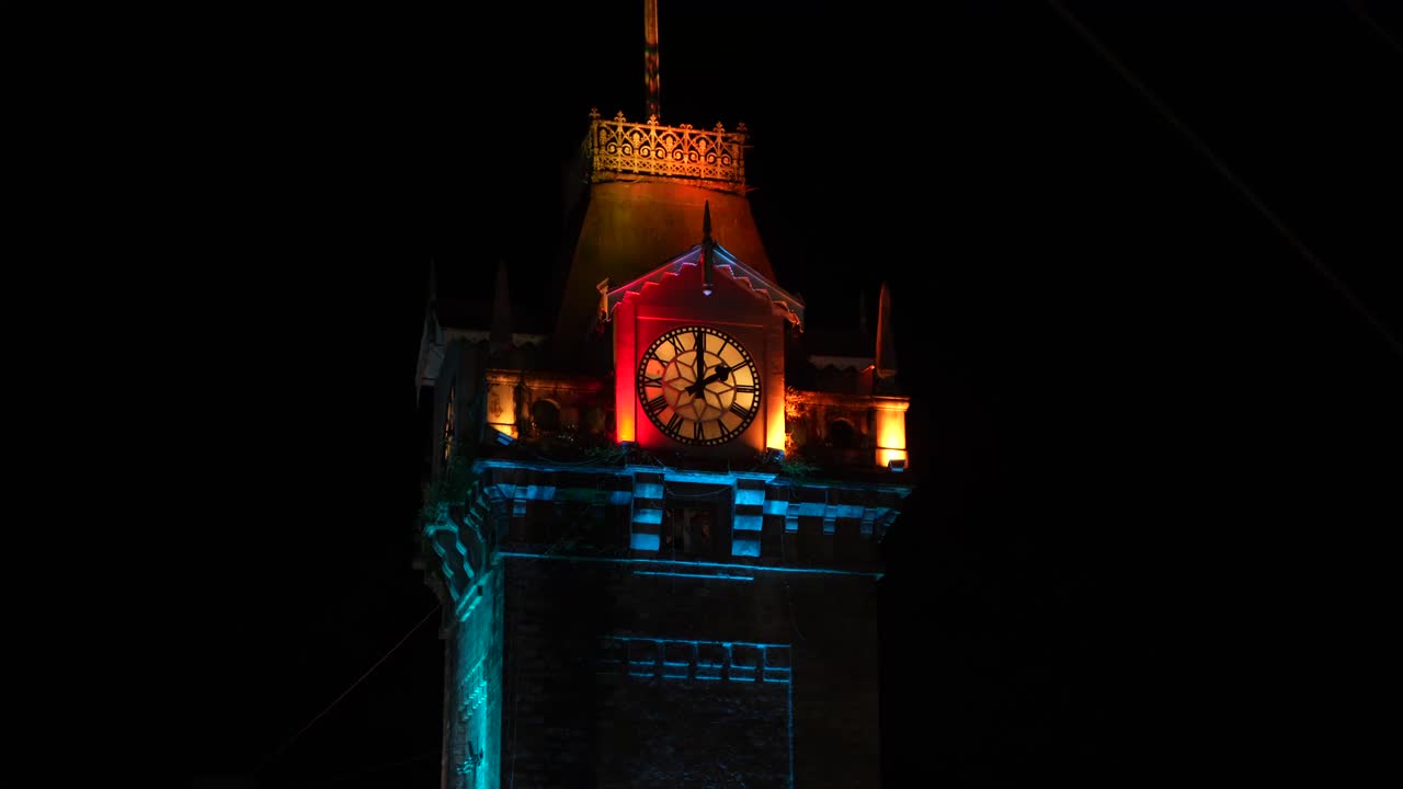 There is a clock on top of the Darjeeling Town Hall that is very popular
