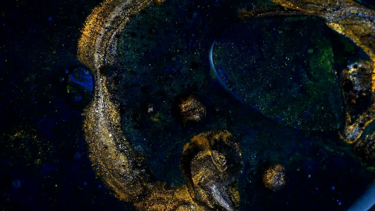 Abstract liquid oil bubble background
