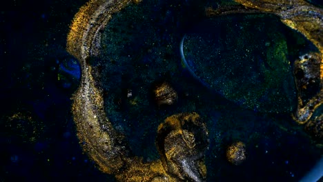 abstract liquid oil bubble background