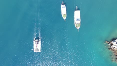 ferry on the sea