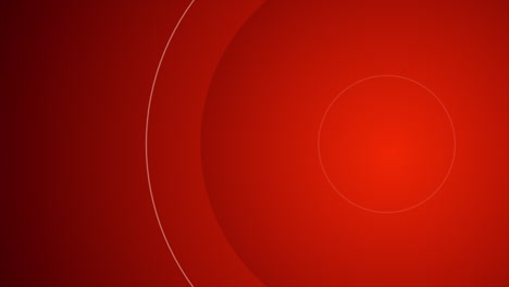 red abstract background with circles and lines