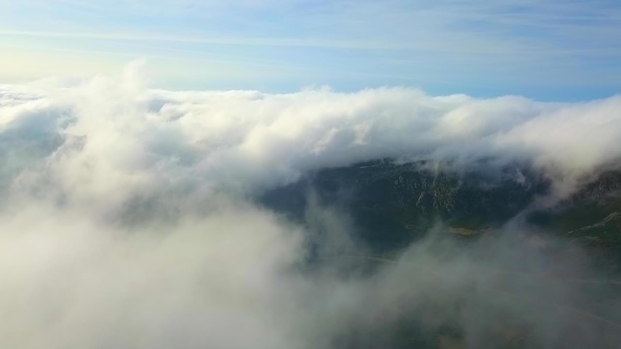 A bird's view of Picos: Peaks sculpt the horizon, a rugged poem etched in stone