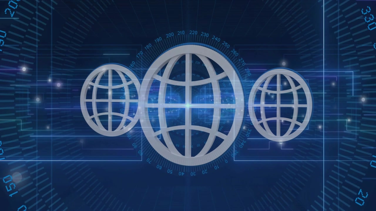 Vertical video: Starting three wireframe orbs forming, scaling and pulsing on HUD, stabilizing dial