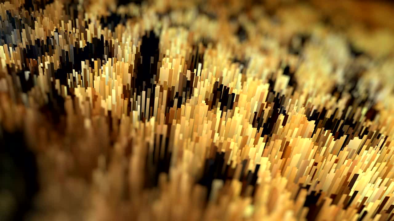 4k 루핑 추상적인 텍스처 된 배경과 필드 깊이