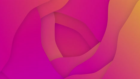 Animation-of-pink-to-orange-gradient-lines-waving-in-seamless-loop