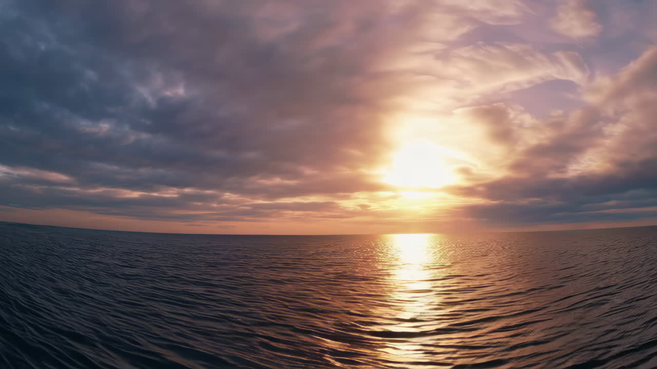 Sunset over the Ocean