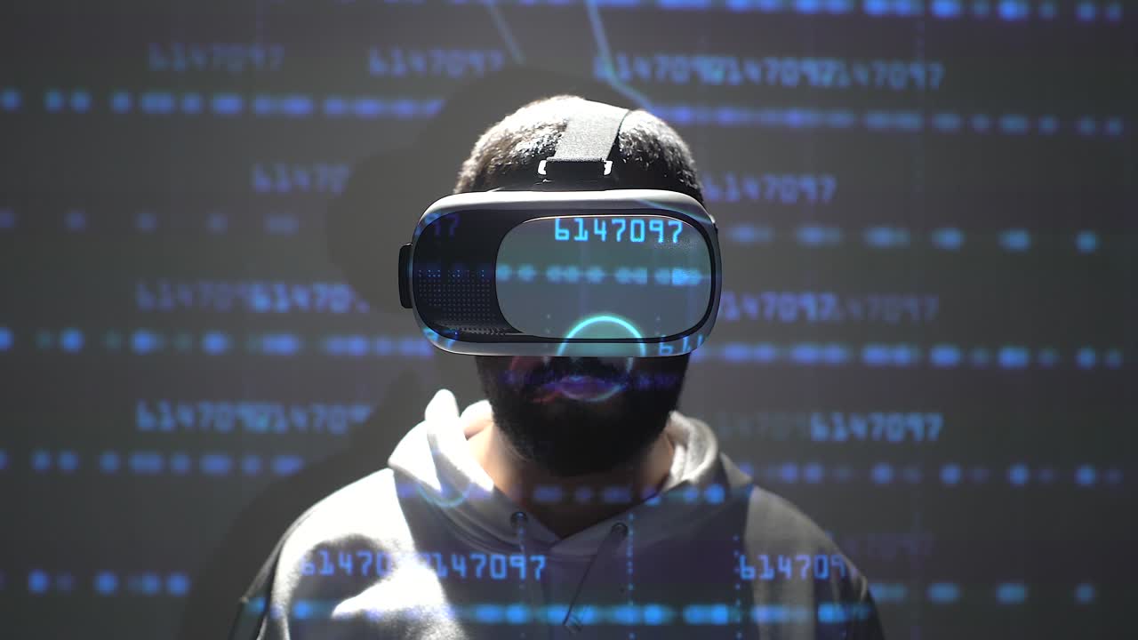 concepto de programación de realidad virtual