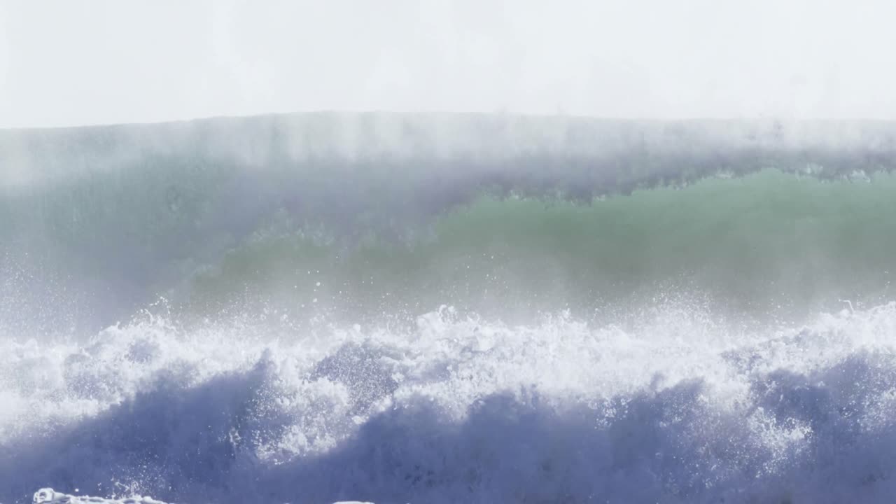 바 ⁇ 가 의 파도 들 의 모습