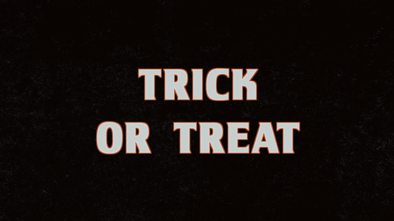 truco o trato en el espacio oscuro