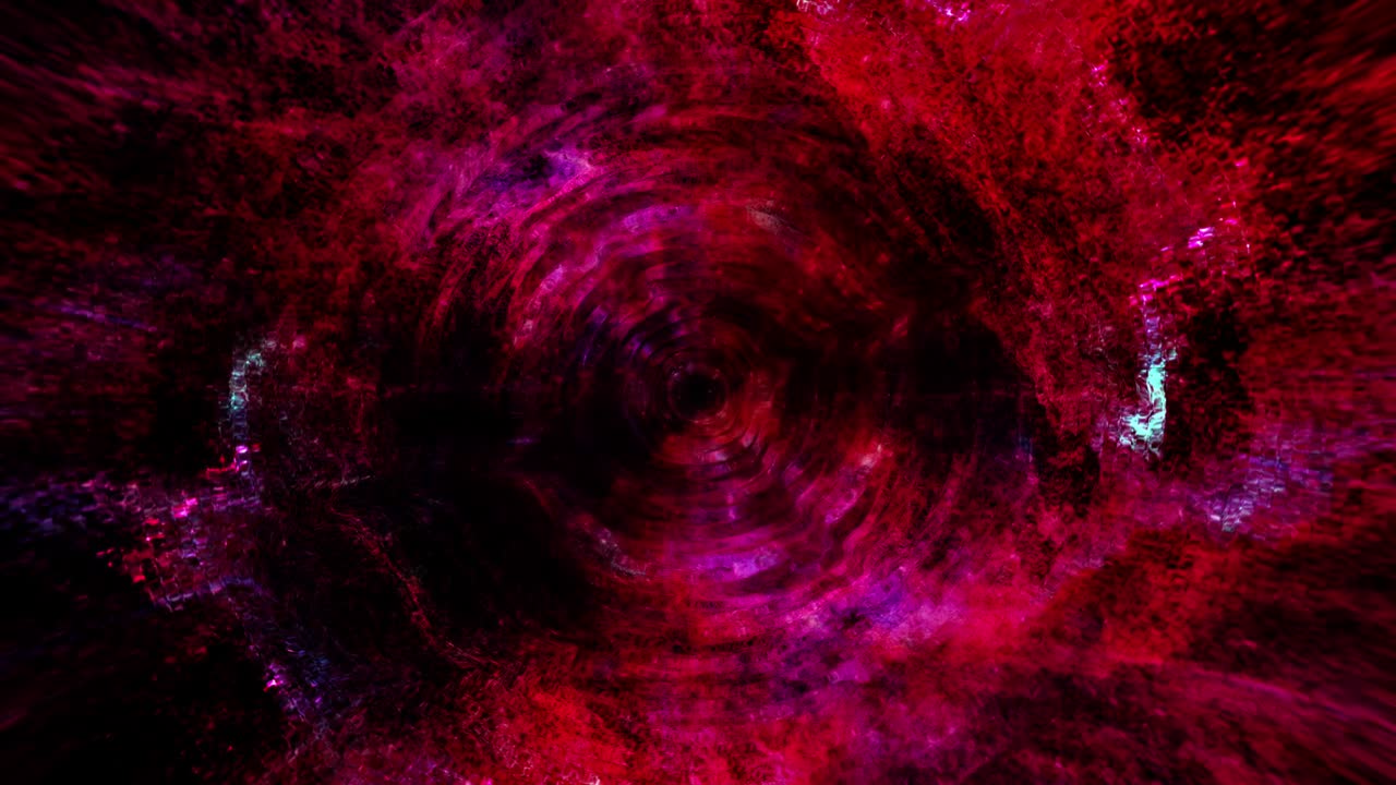 추상적인 모션 그래픽 루프 빨간색, 보라색, 그런지, 터널 배경의 사이키델릭 회전, 다채로운 나선형 소용돌이 빛, 4k 루프 패턴, 다채롭고 둥근 줄무, 회전, 몽환, 회전 추상화