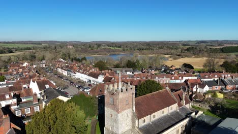 St John the Baptist, Church
Alresford Market Town Hampshire ascending drone