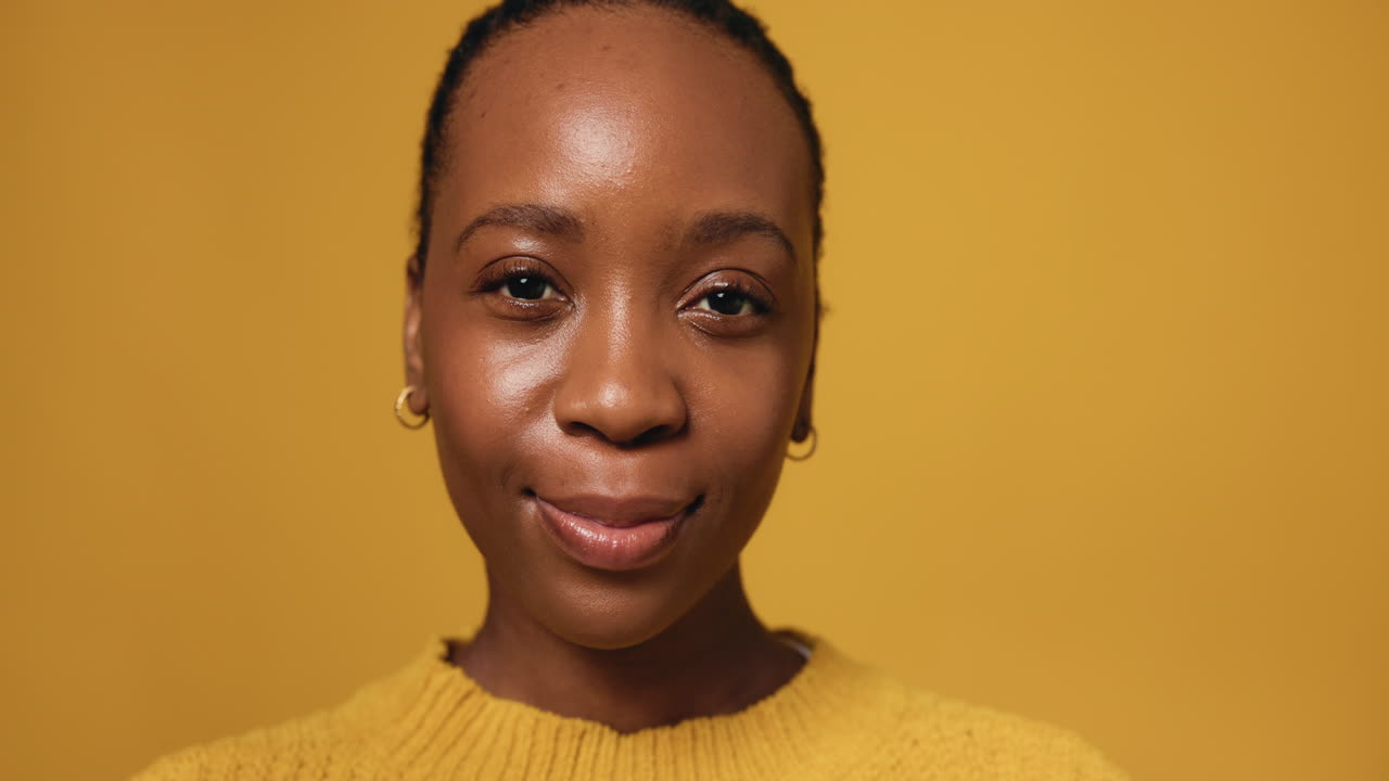 Portrait of a Smiling African American Woman