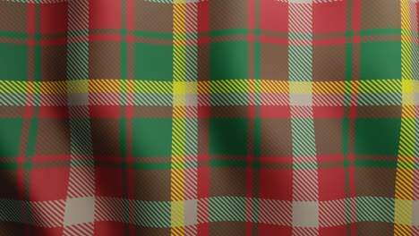 patrón de bucle sin costuras geométrico de tartan canadiense. gráfico de movimiento de superficie ondulante de tartan canadense