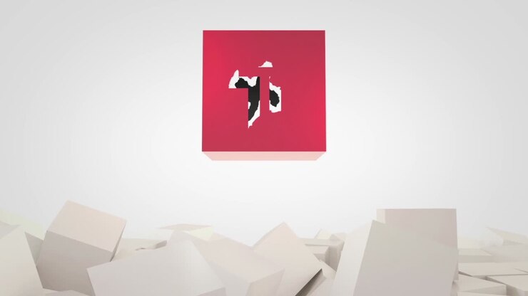 Clean Business Cubes Logo Reveal