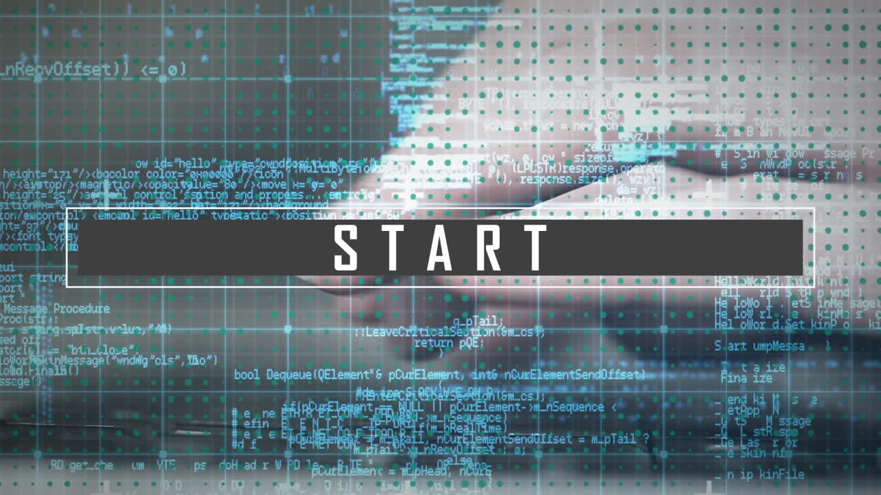 comenzar el texto con el procesamiento de datos contra la persona que escribe en el teclado