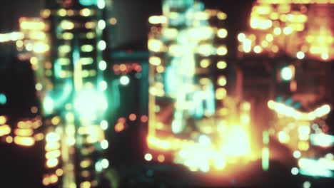 blurred abstract background lights cityscape view