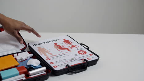first aid kit for heart attack