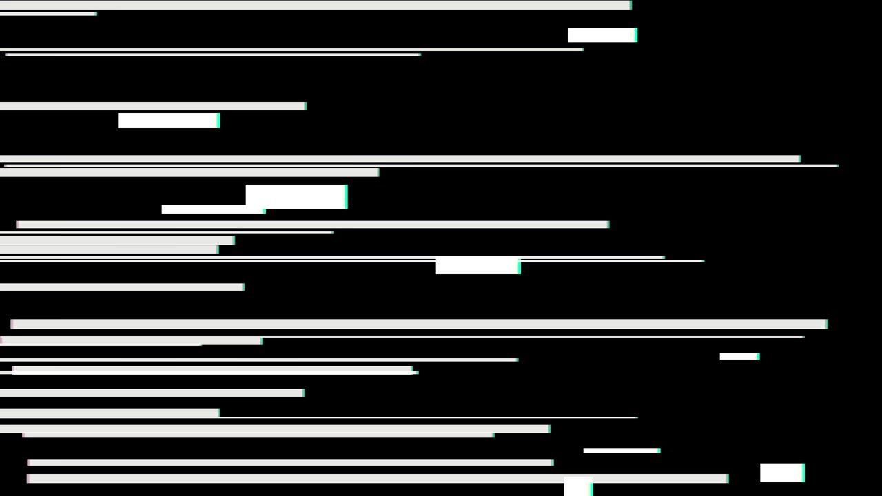 Effetto glitch digitale con linee orizzontali e rumore