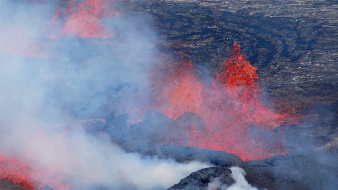 kiluea 크레이터 폭발 9 월 11 동쪽에서 볼 수