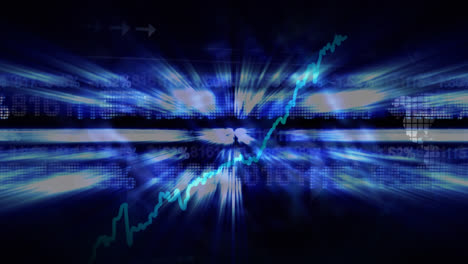 Hologramm-Der-Weltkarte-Vor-Sensex-Hintergrund-