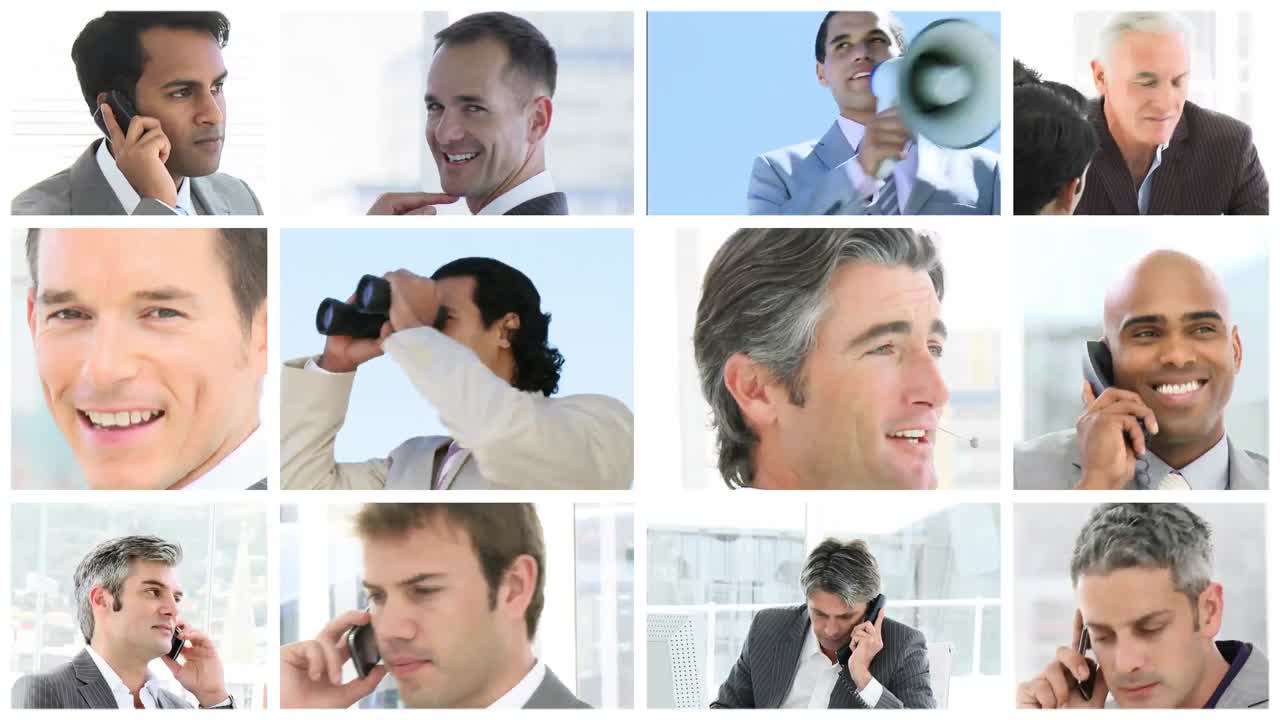 hombres ocupados en el trabajo