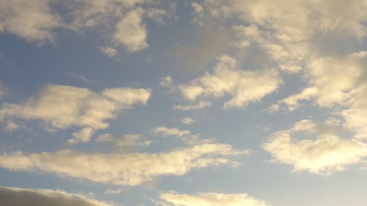 Clouds in the sky. Time Lapse