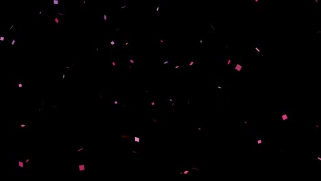 confetti party popper explosions animación con luma matte opcional. alpha luma matt incluido. video en 4k